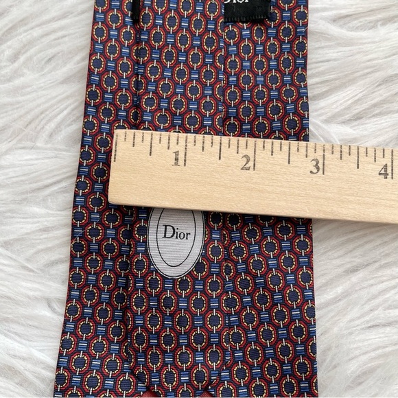 CHRISTIAN DIOR men silk tie - Picture 5 of 6